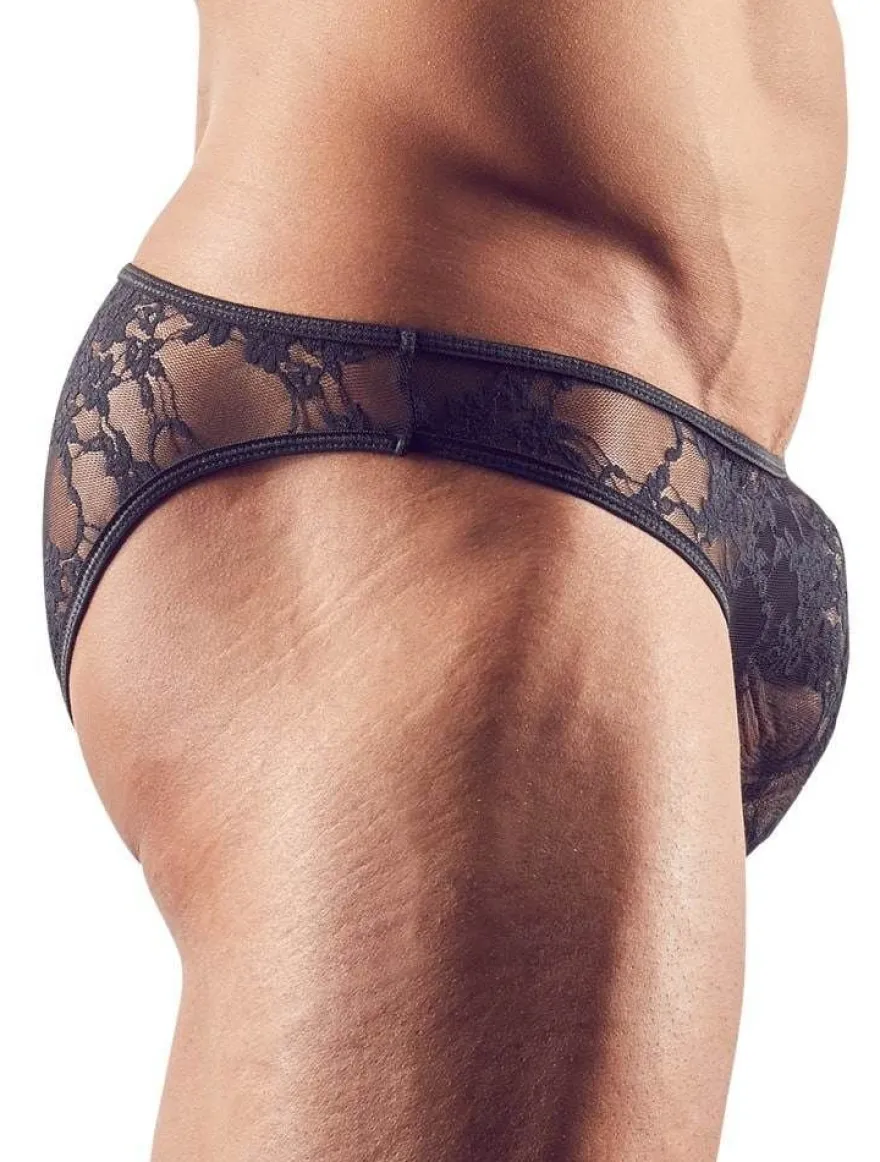 Svenjoyment Eleganter Herren Spitzen-Slip