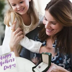 Sweetime 925 Silberkette Damen mit herzförmigem Amethyst Kristallanhänger