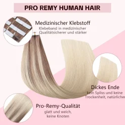 Sweetmet 3. Generation Unsichtbare Tape Extensions Echthaar Pro3.0 #8/60