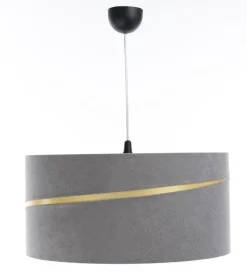 Swing Hängeleuchte Kunststoff Schwarz Grau, Gold Version 2 30cm