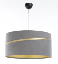 Swing Hängeleuchte Kunststoff Schwarz Grau, Gold Version 2 30cm