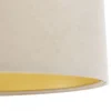 Swing Hängeleuchte Version 1 Kunststoff Schwarz Beige, Weiß, Gold 40cm
