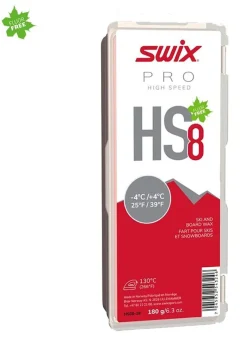 SWIX Wax Hs8 Red, -4°C/ + 4°C, 180G