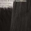Synthetik Pferdeschwanz Verlängerung 76CM Schwarz Braun Damen Haar Clip