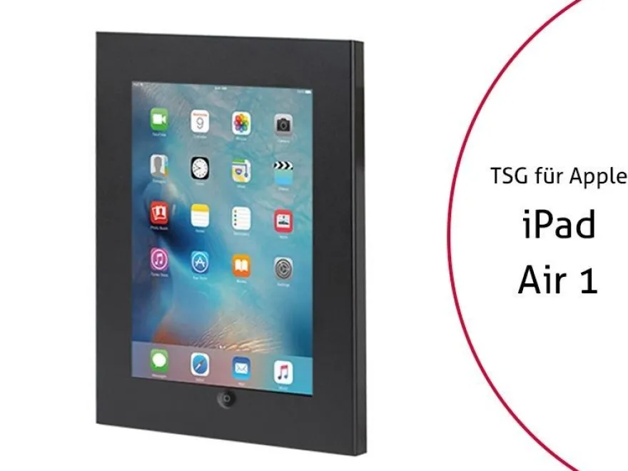 TabLines TSG034B Tablet Schutzgehäuse für Apple iPad Air 1, HB, schwarz