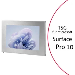 TabLines TSG107E Tablet Schutzgehäuse für Microsoft Surface Pro 10, Edelstahl