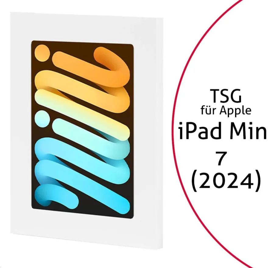 TabLines TSG110 Schutzgehäuse für Apple iPad Mini 7 (A17 Pro), 2024, weiß