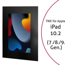 TabLines TWE088B Tablet Wandeinbau für Apple iPad 10.2 (7./8./9. Gen), DS, schwa