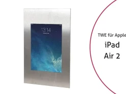 TabLines TWE056E Tablet Wandeinbau für Apple iPad Air 2, Edelstahl