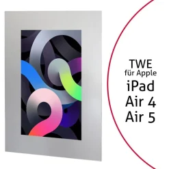 TabLines TWE091S Tablet Wandeinbau für Apple iPad Air 4 und 5, silber