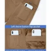 Tacvasen Herren Winterjacke Warme Fleecejacke Militärjacke Lässige Gefütterte