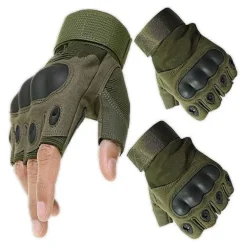 Taktische Militärische Handschuhe Fingerlose Kampfhandschuhe XL