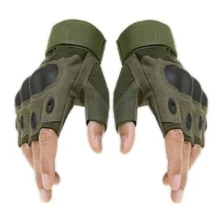 Taktische Militärische Handschuhe Fingerlose Kampfhandschuhe XL