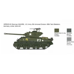 taleri Sherman M4A3E8 Fury Panzer 510025772 Maßstab 1:56 Nr. 25772 Bausatz