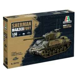 taleri Sherman M4A3E8 Fury Panzer 510025772 Maßstab 1:56 Nr. 25772 Bausatz