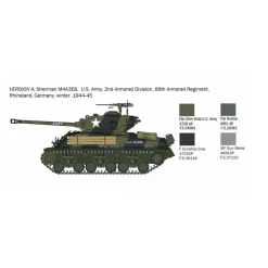 taleri Sherman M4A3E8 Fury Panzer 510025772 Maßstab 1:56 Nr. 25772 Bausatz