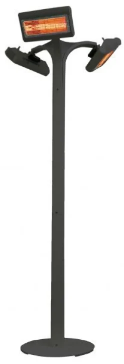 TANSUN Riviera 3x 2 KW in Schwarz mit wetterfester Vertikalröhre.