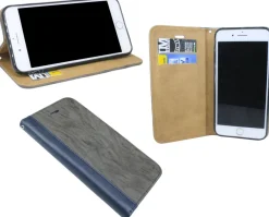Tasche Apple iPhone 8 Plus Gold Handyhülle Schutzhülle Flip Case Cover Etui Hülle