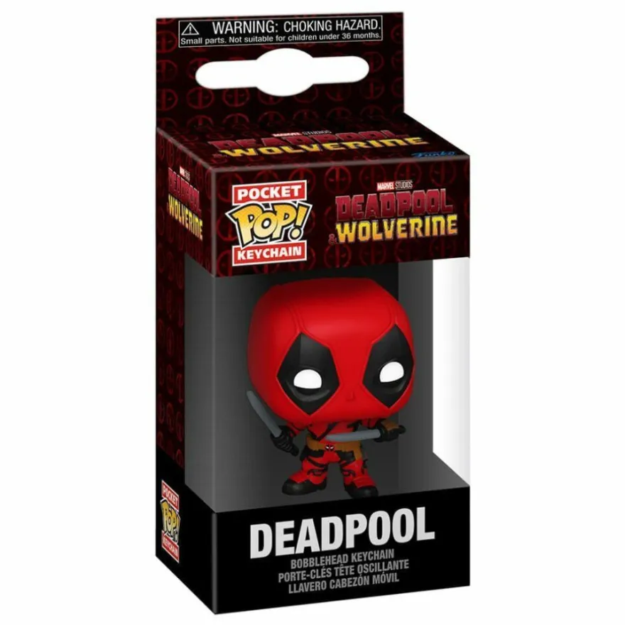 Tasche POP Schlüsselanhänger Marvel Deadpool & Wolverine Deadpool