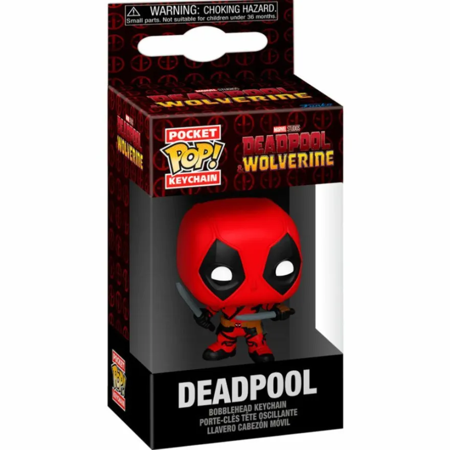 Tasche POP Schlüsselanhänger Marvel Deadpool & Wolverine Deadpool