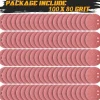 Taspire 100 Stück Exzenterschleifpapier 125mm Klett, 8 Loch Schleifscheiben