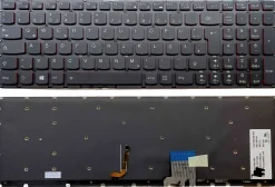 Tastatur f. Lenovo IdeaPad Y50-70AM-IFI Y50-70A Y50-70 Y70-70 Beleuchtung DE