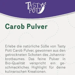 Tasty Pott Bio Carob Pulver - im Beutel