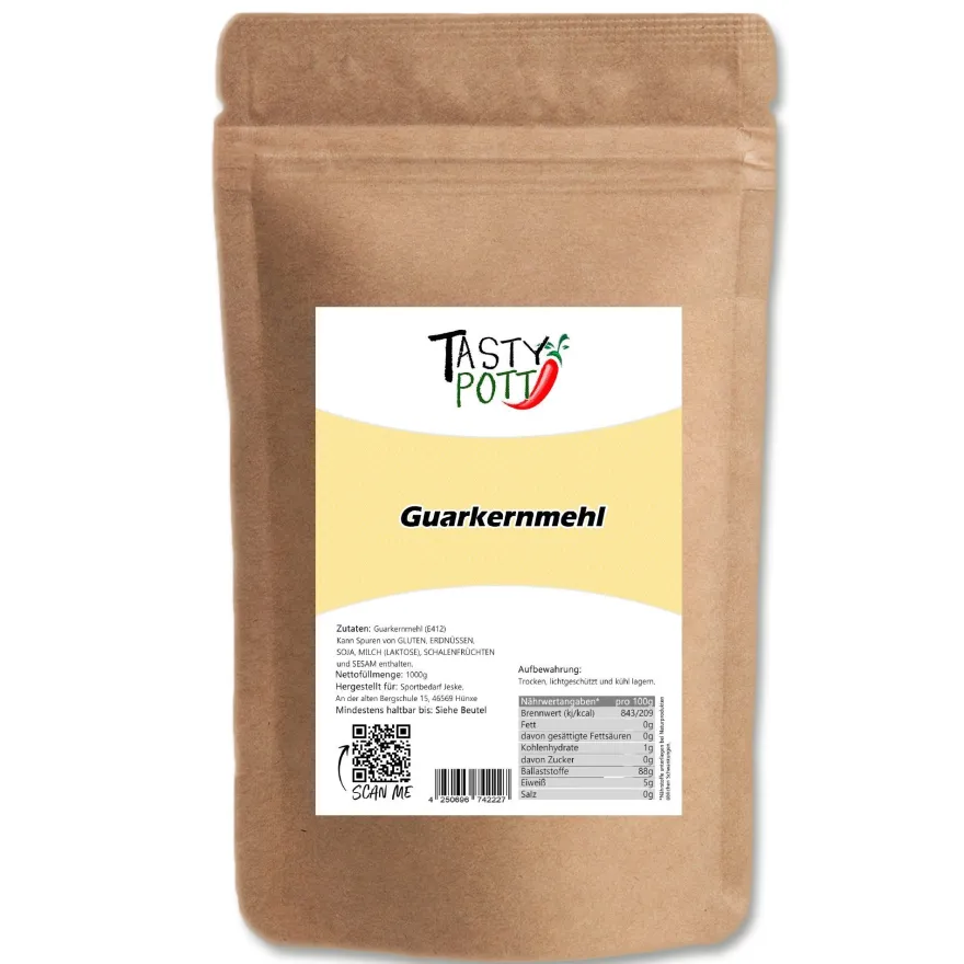 Tasty Pott Guarkernmehl im Beutel