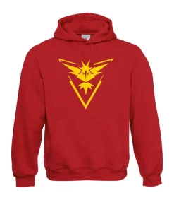 Team Instinct Pokemon Go Tee Za I Sprüche I Fun I Lustig bis 5XL I Herren Hoodie