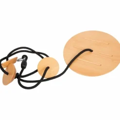Tellerschaukel mit Kletterseil - Black Line
