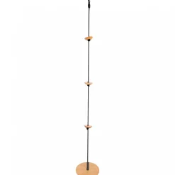 Tellerschaukel mit Kletterseil - Black Line