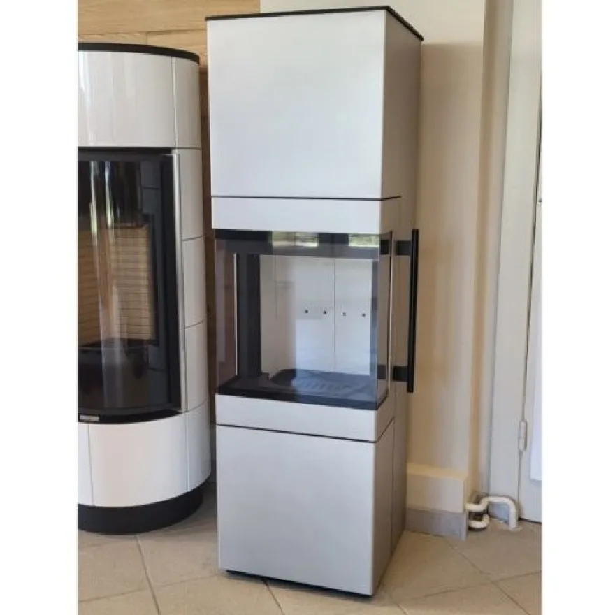Tenno Champagner Panorama Kaminofen 6kW