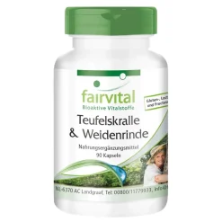 Teufelskralle und Weidenrinde 90 Kapseln - fairvital