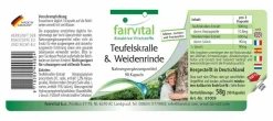 Teufelskralle und Weidenrinde 90 Kapseln - fairvital