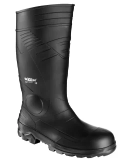 teXXor Gummistiefel S5-PVC-Sicherheitsstiefel Schwarz