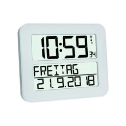 TFA - Digitale Funkuhr Timeline MAX - 60.4512.02 - weiß
