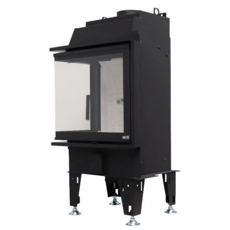Therm 6CL Eckkamineinsatz Linksverglast 6kW