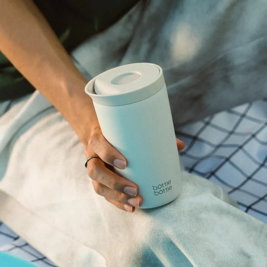 Thermobecher 350ml auslaufsicher, Quick-Press, Isolierbecher Travel Mug