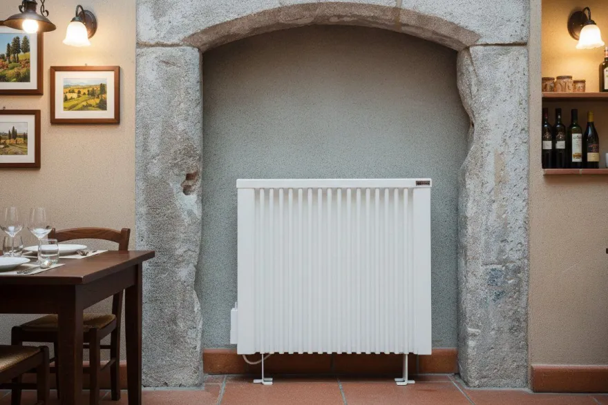 Thermotec AeroFlow SLIM 1600 Elektro-Flächenspeicherheizung 1600W FlexiSmart