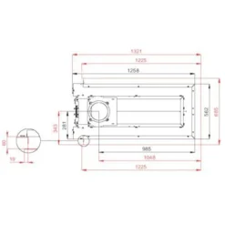 Therm V10U Panorama 3-seitiger Kamineinsatz 13kW