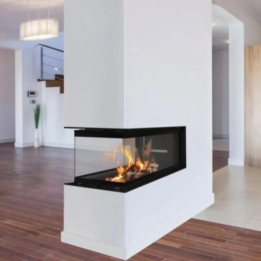 Therm V10U Panorama 3-seitiger Kamineinsatz 13kW