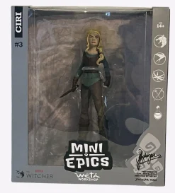 The Witcher Mini Epics #3 Ciri Figur 15 cm Groß Weta Workshop