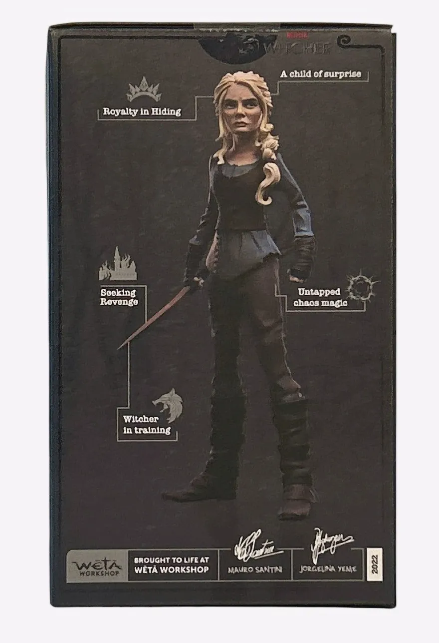 The Witcher Mini Epics #3 Ciri Figur 15 cm Groß Weta Workshop