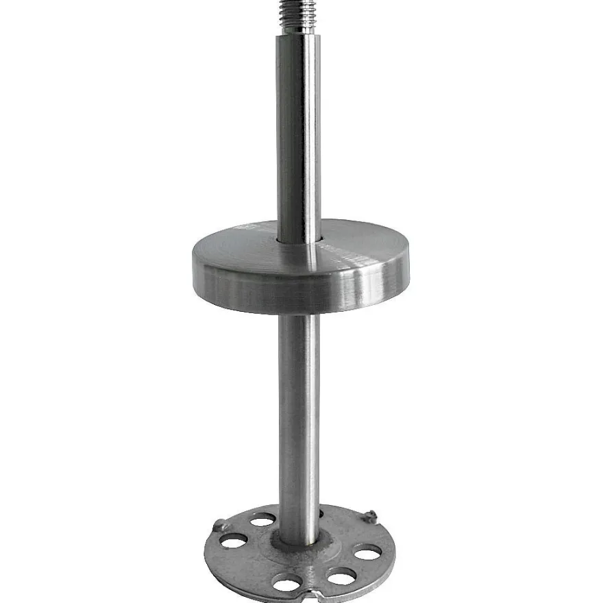 TIBU Fußstütze Edelstahl V2A Halter 20 / 25 cm Bar Tresen Stange Handlauf
