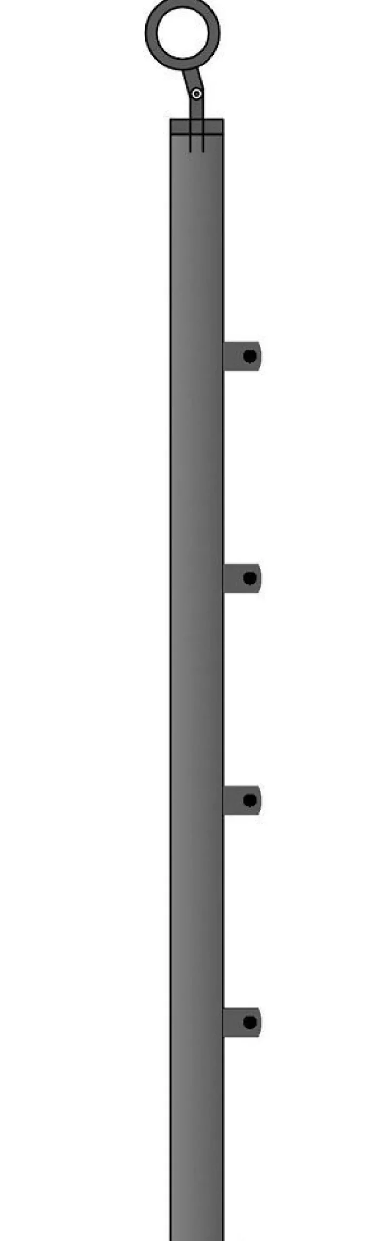 TIBU Geländer Edelstahl V2A Aufmontage Treppe Balkon Terrasse Brüstung Handlauf