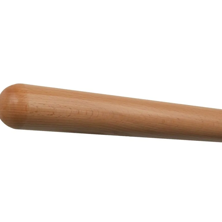 TIBU Handlauf Holz Buche Ø 50 mm Geländer Wand Treppe Holzenden ohne Handlauf Halter
