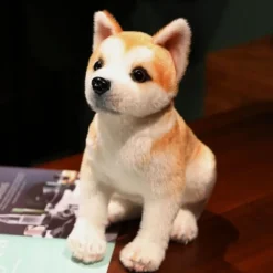 Tiere Hund kissen Akita Hund Plüschpuppe Stofftier Spielzeug Plüschtiere