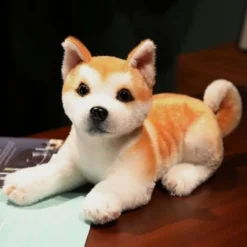 Tiere Hund kissen Akita Hund Plüschpuppe Stofftier Spielzeug Plüschtiere