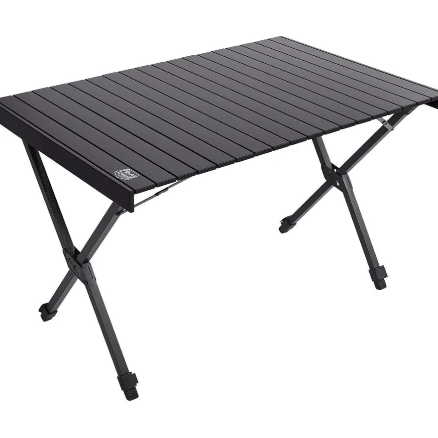 TIMBER RIDGE Campingtisch Klappbar, Höhenverstellbar, Tragbar Aluminium mit
