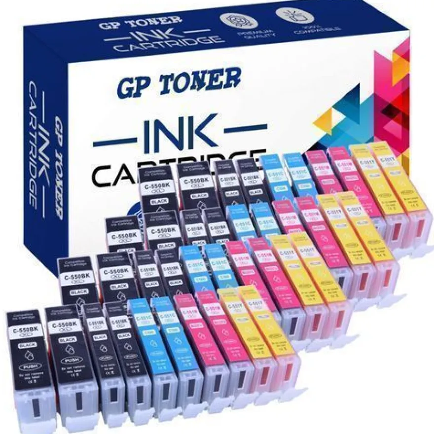 TINTE Patronen mit CHIP für CANON PIXMA MG5450 MG5550 MG6450 MX925 IP7250